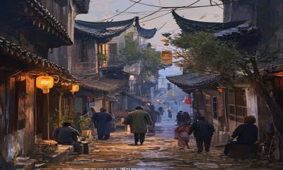 都市奇缘异乡他乡场景：北京胡同里两个异乡人在同一家小馆子相遇，漂泊他乡的孤独中找到彼此温暖